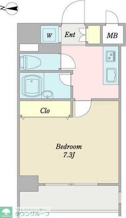 プロシード太閤通の物件間取画像